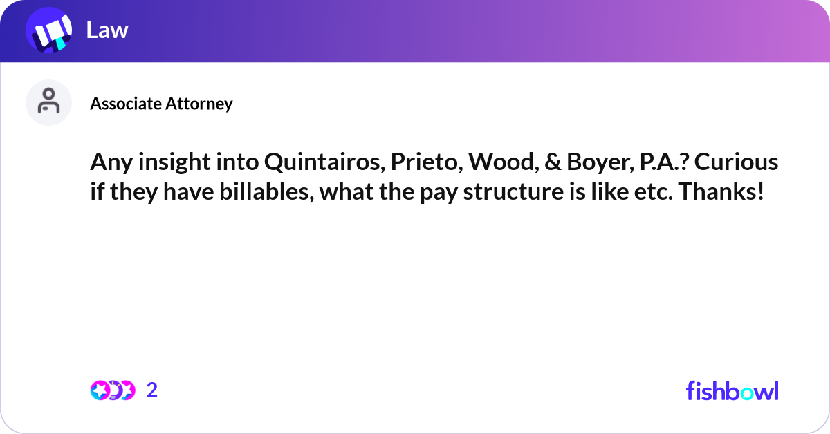 Quintairos Prieto Wood & Boyer Salary Overview: Attorney and Legal Staff Pay Explained