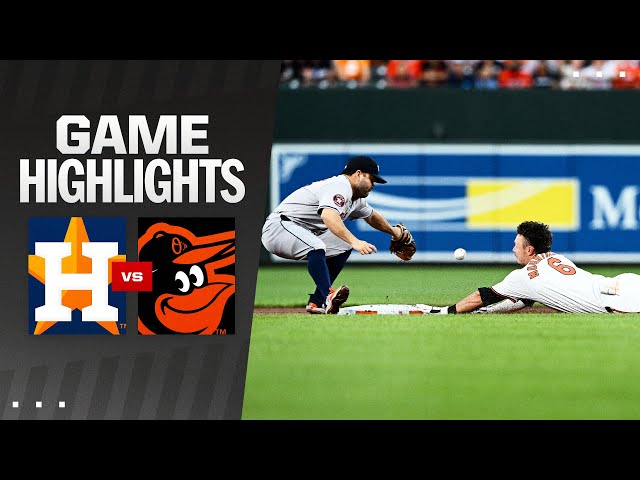 Houston Astros vs Baltimore Orioles: Complete Match Player Stats and Highlights