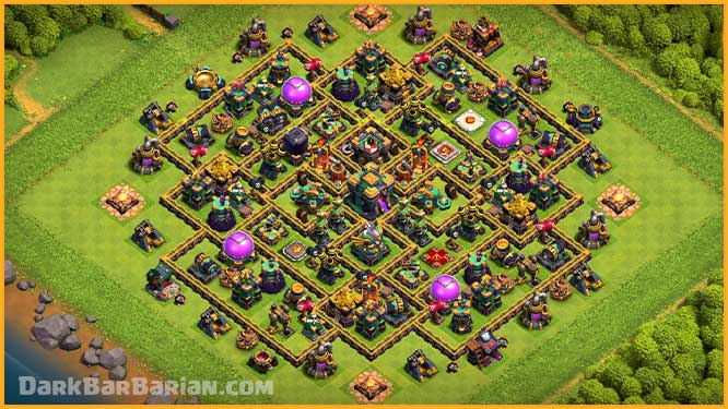 Top TH14 Base Designs for Clash of Clans - War, Farm, and Hybrid Bases