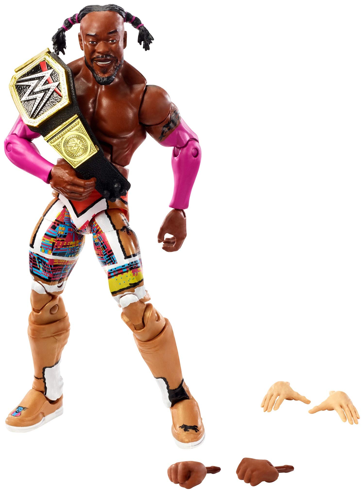 Elite Kofi Kingston WWE Action Figure: WrestleMania 35 Edition with Deluxe Articulation