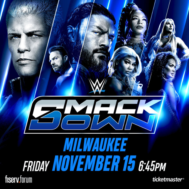 WWE SmackDown Milwaukee 2024 at Fiserv Forum: What to Expect from Nov 15 Show