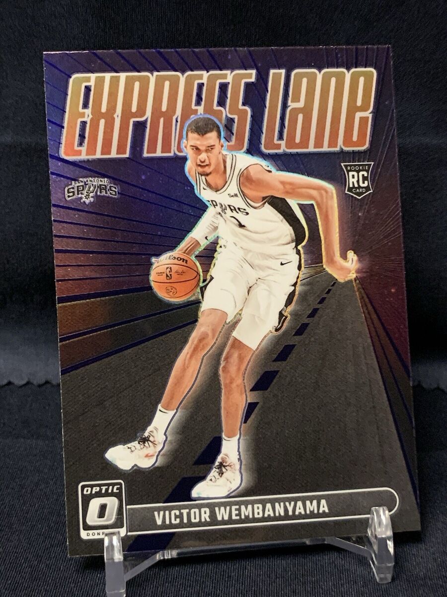 Explore Victor Wembanyamas 2023 Optic Express Lane Cards & Rising Value