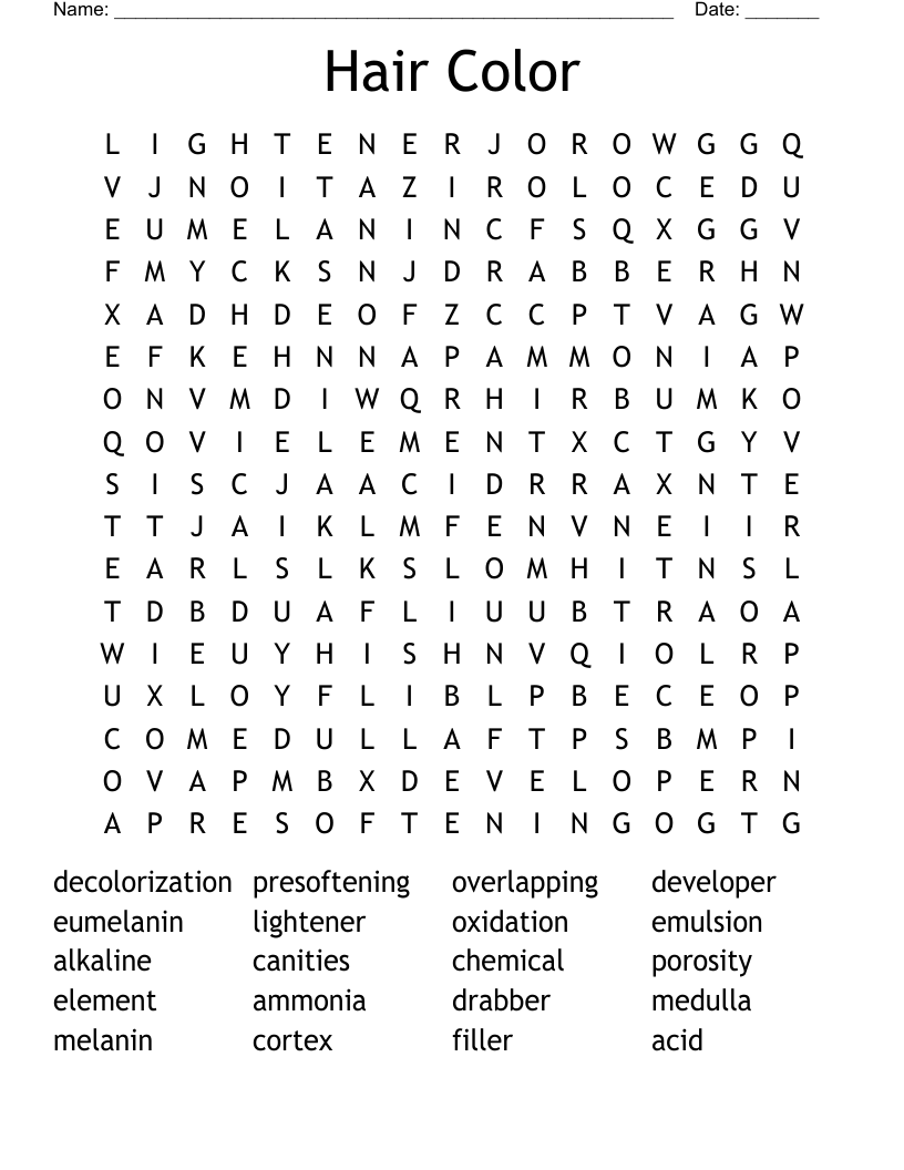 Unlock Hair Color Answers: Tips for Your Crossword Puzzle