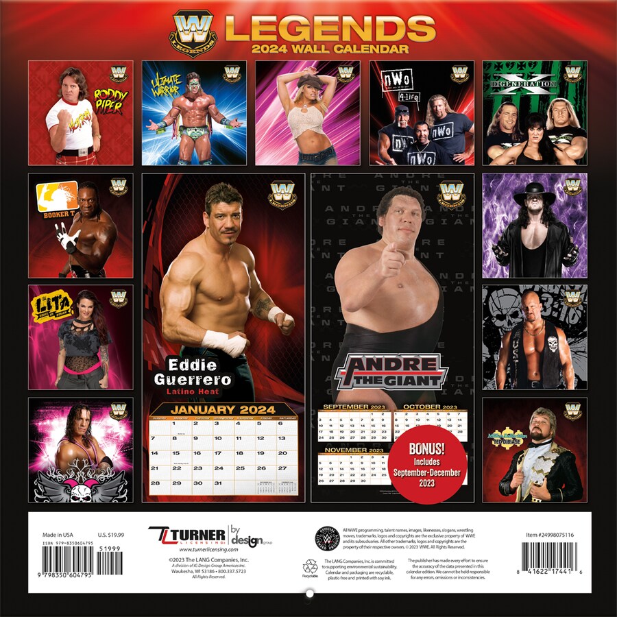 WWE 2024 Calendar Complete Guide to Live Events and Premium Shows J