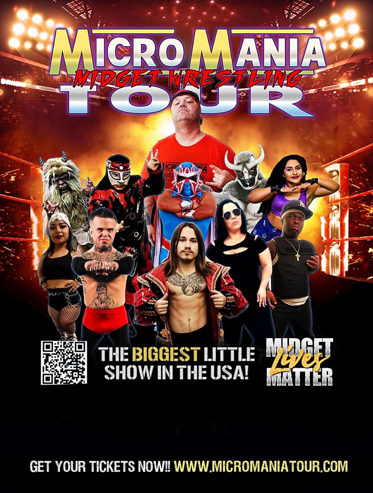 Mini Mania Wrestling Tour 2024: Micro Wrestling Superstars Live