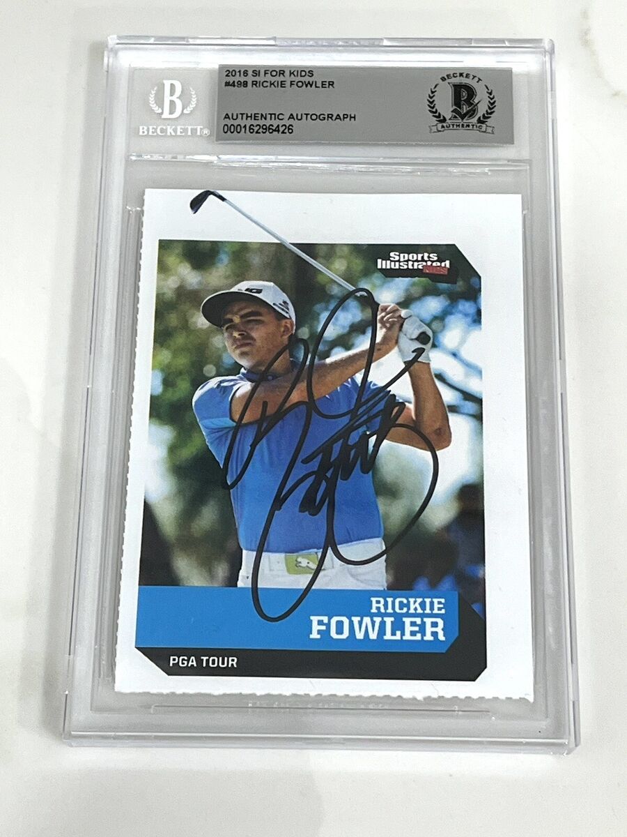 Authentic Rickie Fowler Autographed Memorabilia for Sale