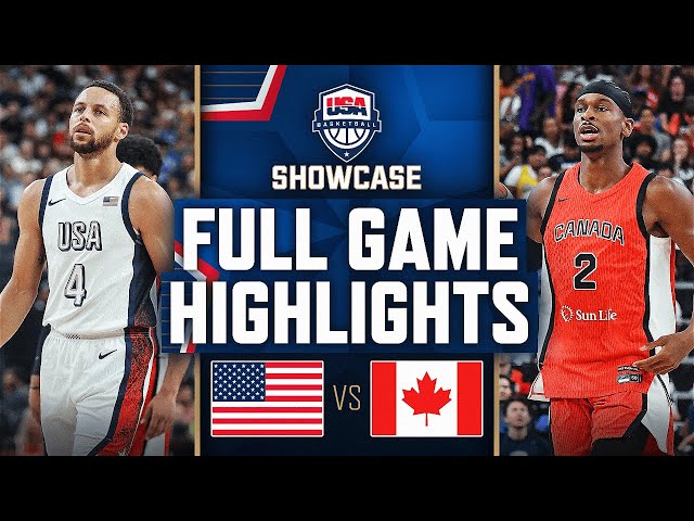 USA vs Canada Basketball 2024: Full Game Stats and Results