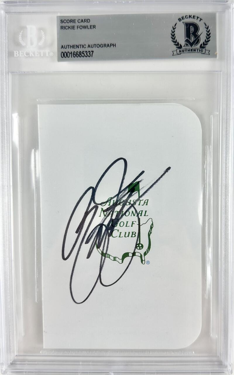 Authentic Rickie Fowler Autographed Memorabilia for Sale