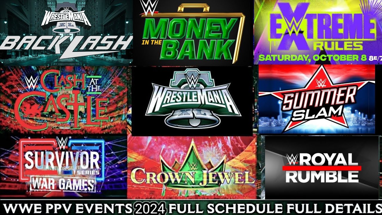 WWE 2024 Calendar: Complete Guide to Live Events and Premium Shows