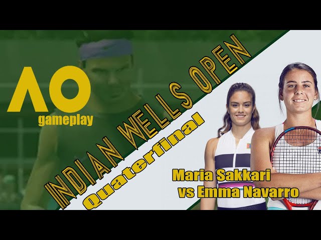 Maria Sakkari vs Emma Navarro: Battle at WTA Indian Wells 2024