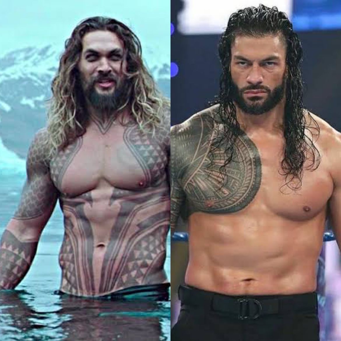 Aquamans Jason Momoa Talks About His Resemblance to WWE Star Roman Reigns