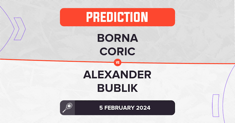 coric vs bublik predictions