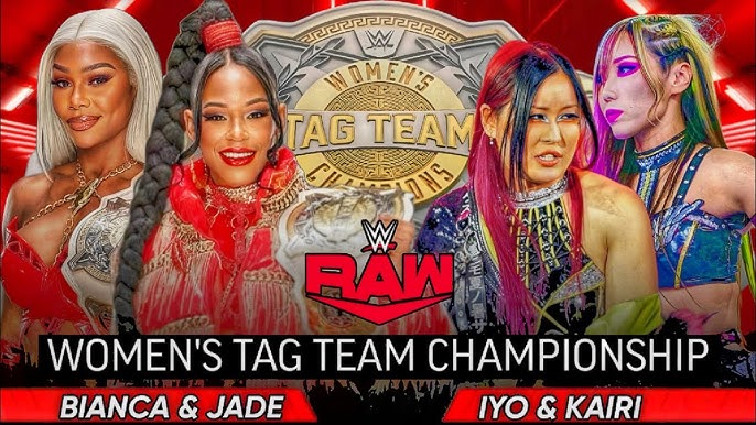 Jade Cargill & Bianca Belair Defend WWE Womens Tag Titles Against Kairi Sane and IYO SKY