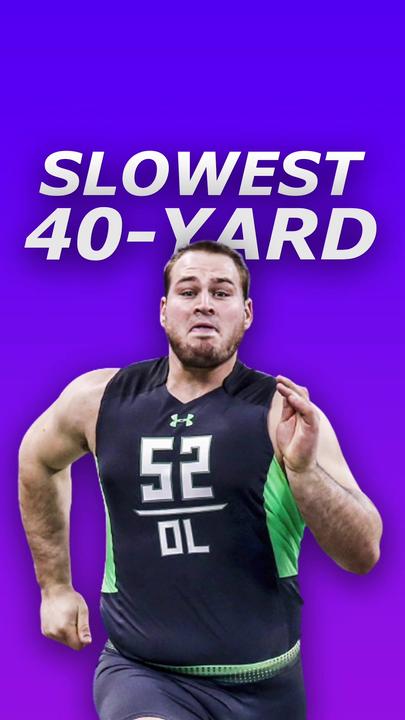 Top 5 Slowest 40 Yard Dash Times in NFL Combine History