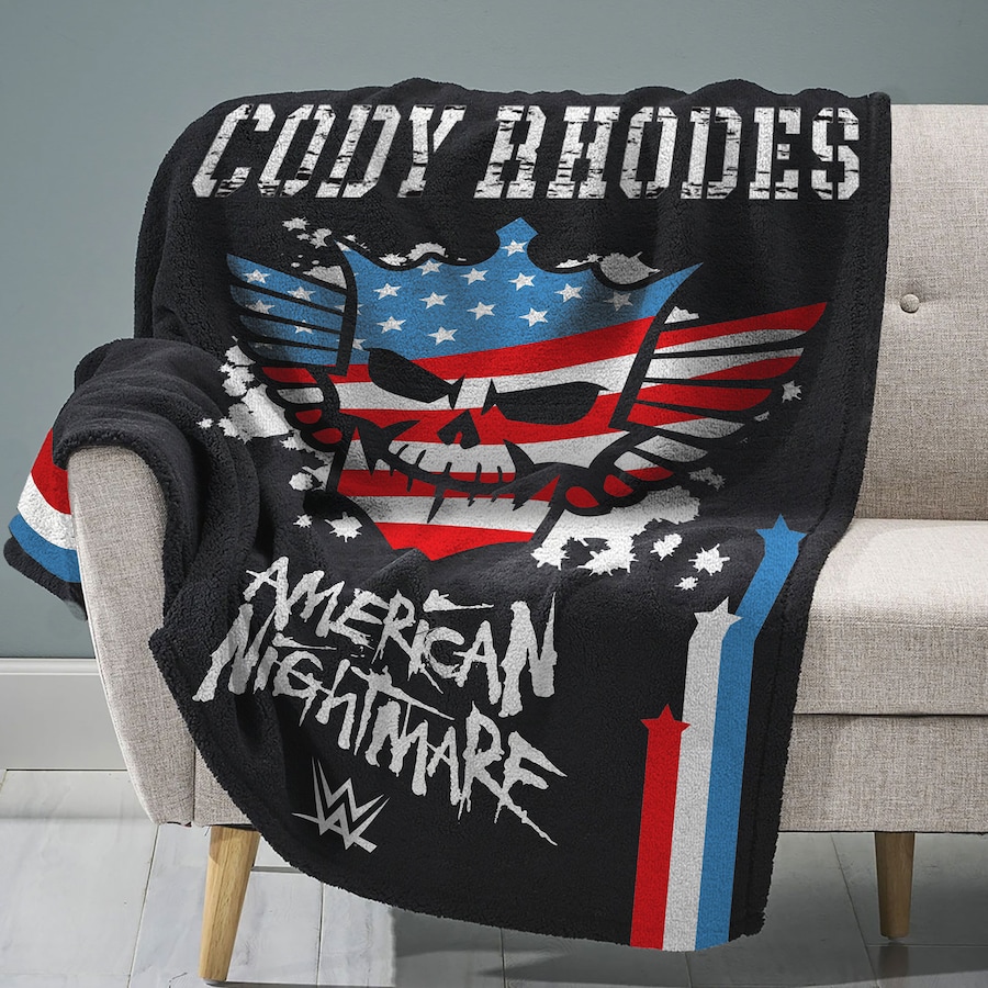 Shop the Official Cody Rhodes Blanket – Cozy & Stylish WWE Throw Blankets