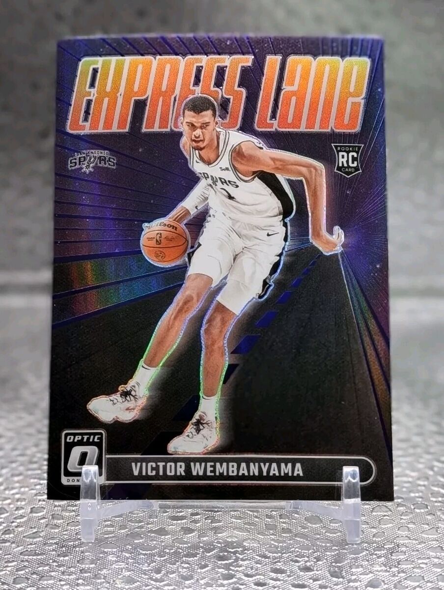 Explore Victor Wembanyamas 2023 Optic Express Lane Cards & Rising Value