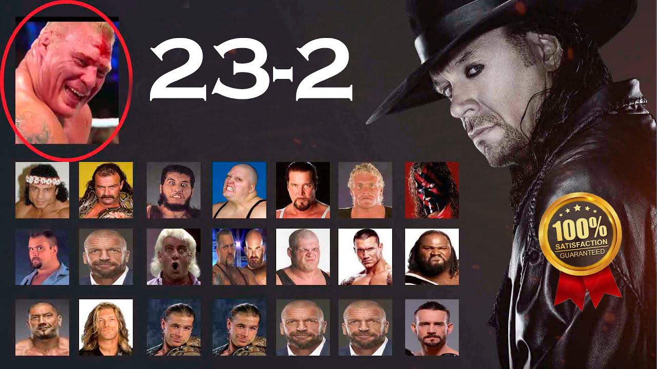 Breaking Down The Undertakers Legendary WrestleMania Streak: 25-2