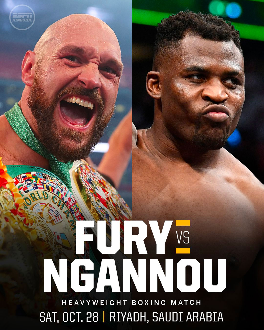 Ngannou vs Fury Tickets: Prices, Dates, and Seating Options