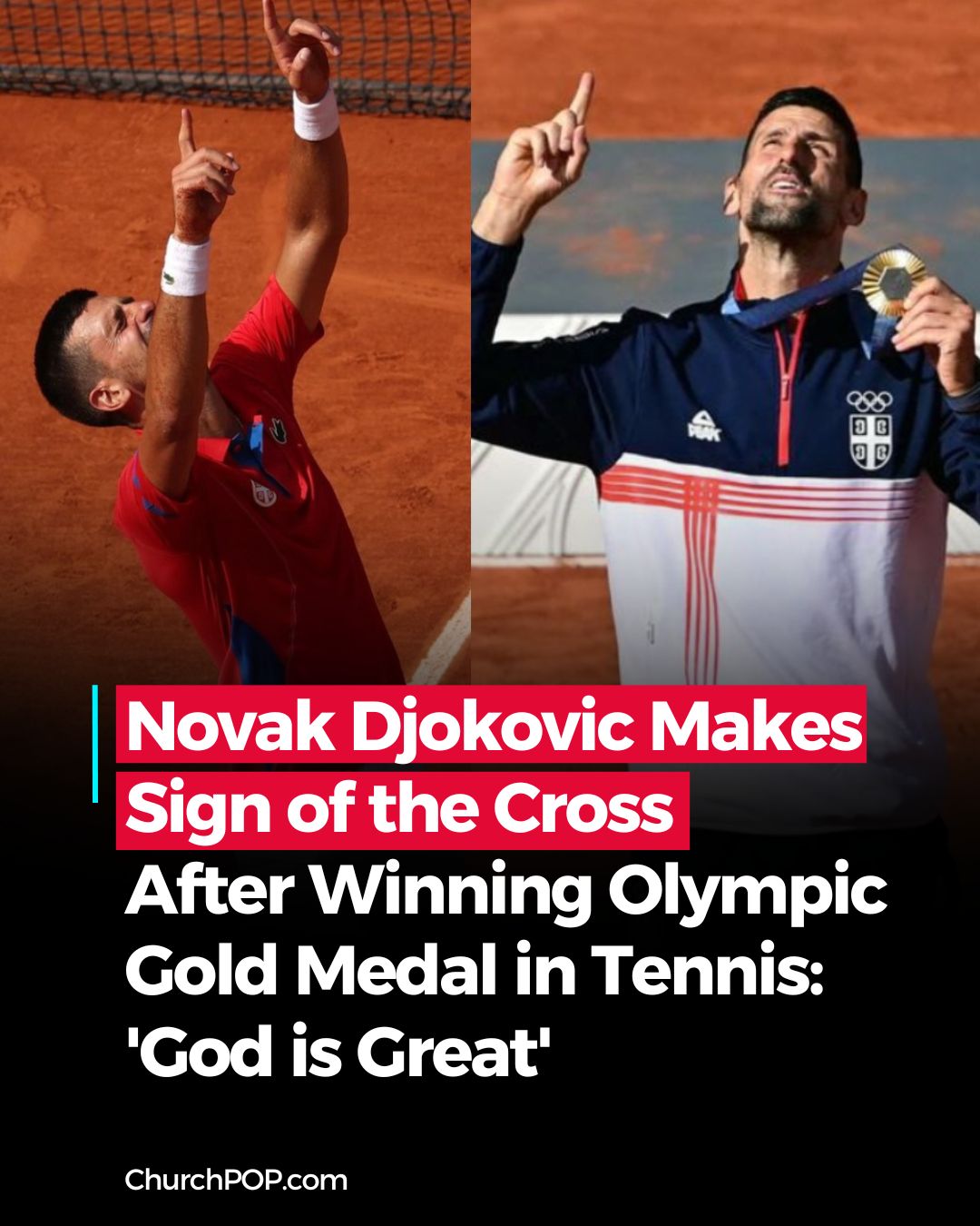 Djokovics Christian Cross: Deep Faith Shines After Paris Olympics Win