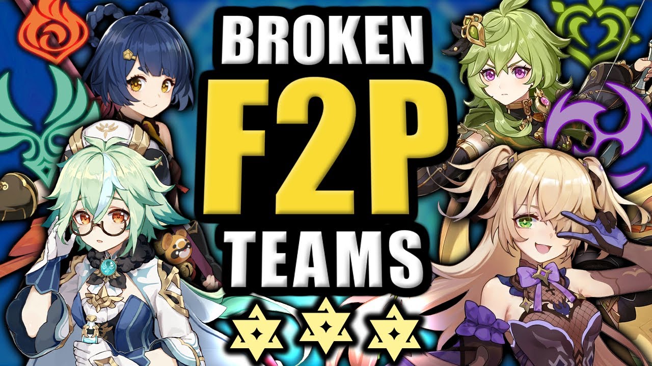 Genshin Gaming Teams:  Powerful F2P Team Comps You Can Build