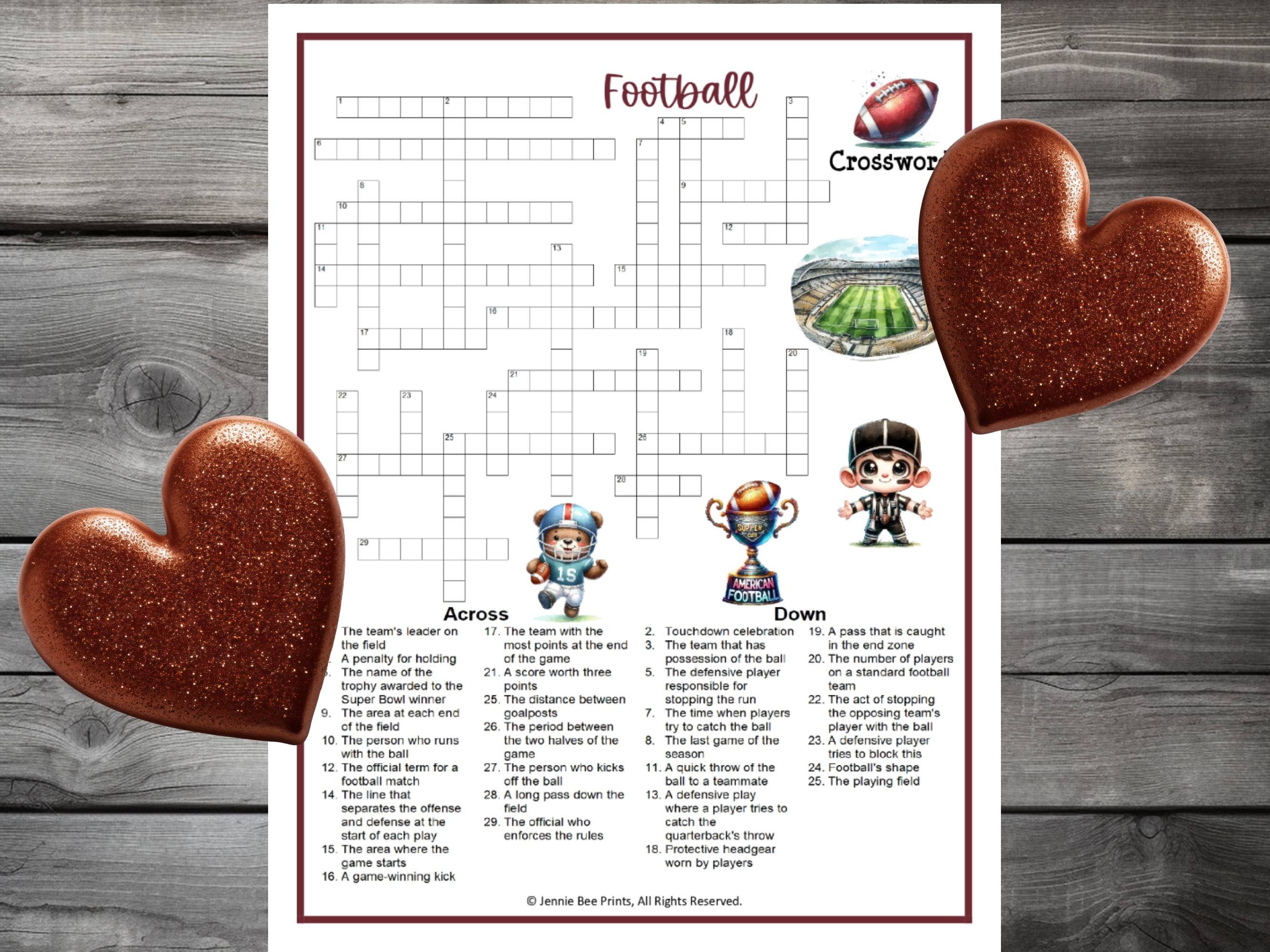 Football Buddy Crossword: Fun for the Whole Family!