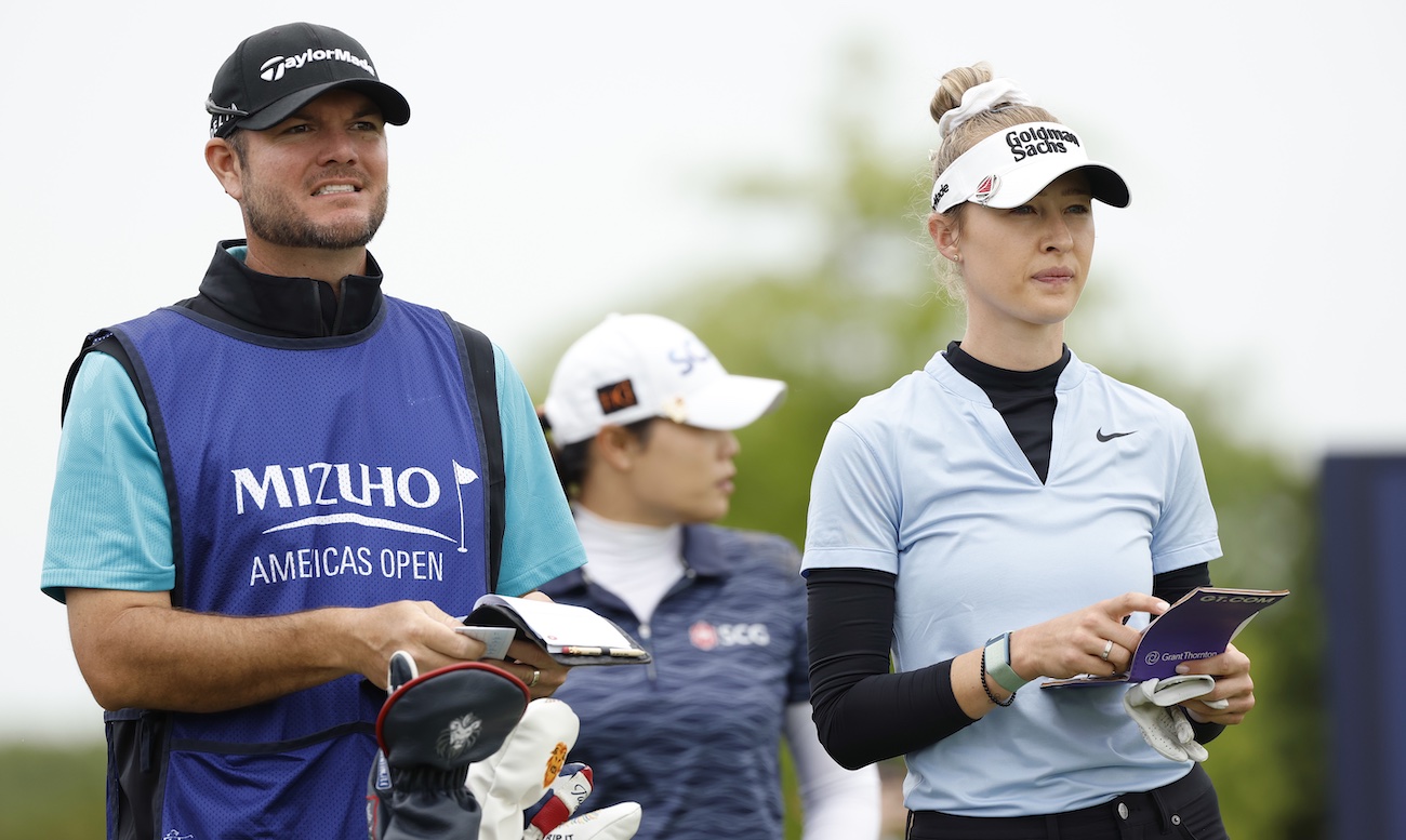 Discover who is Nelly Kordas Caddie, her trusted on-course partner.