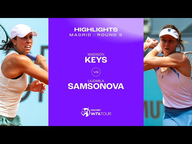 Madison Keys vs Samsonova: A Clash of Power Hitters! Who Will Come Out on Top?