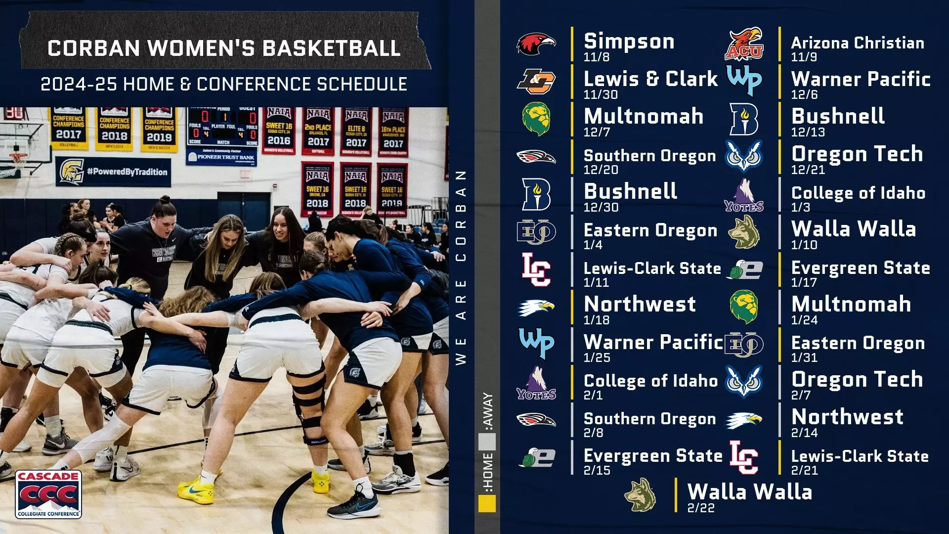 Corban Womens Basketball: Game Schedule and Latest News