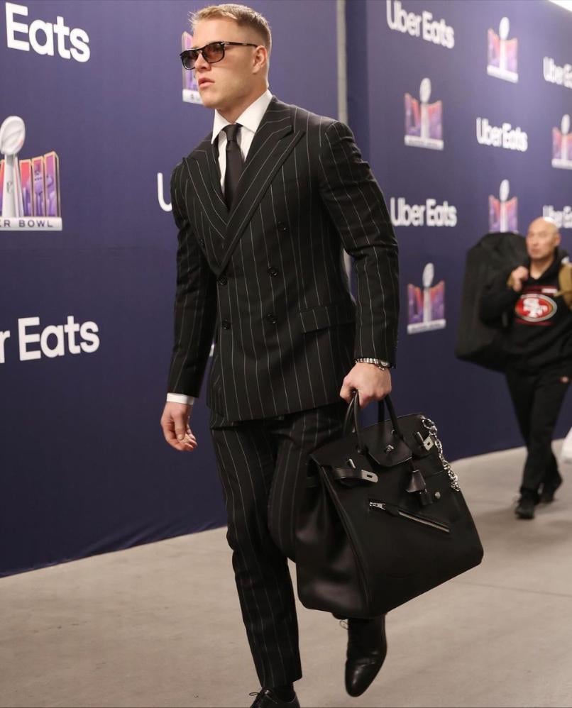 Christian McCaffrey Black Outfit: Steal His Game Day Look