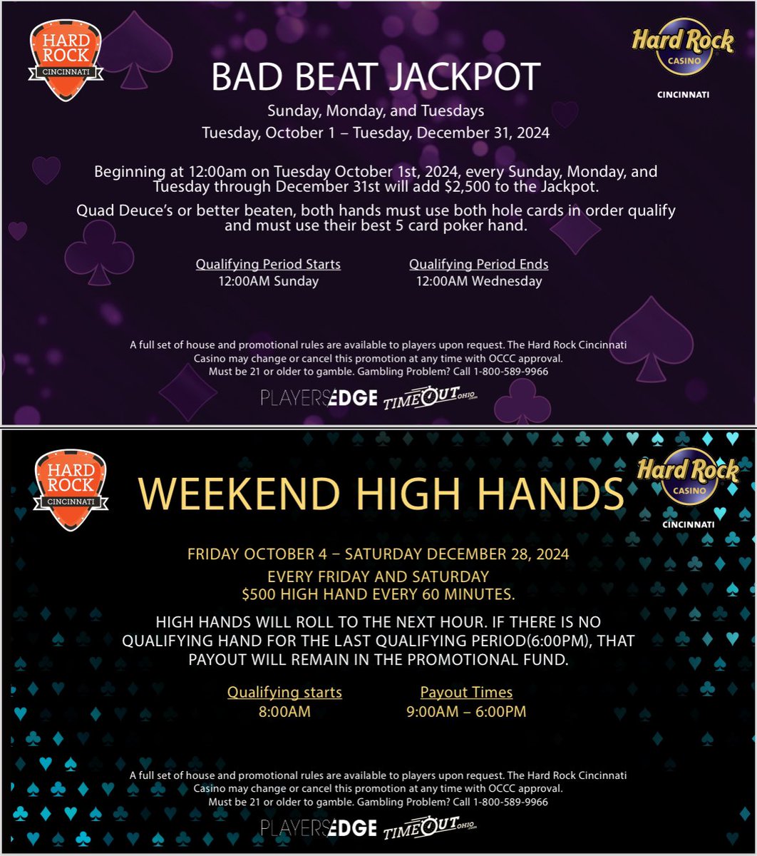 Hard Rock Cincinnati Poker: Get the Latest News and Updates on Twitter