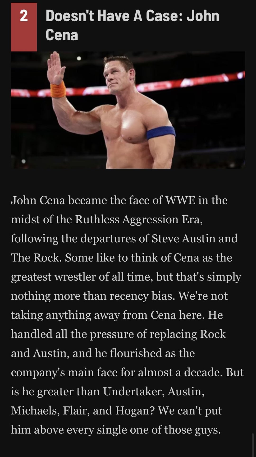 Is He the GOAT? Ultimate John Cena: See Why Hes a Wrestling Legend Here