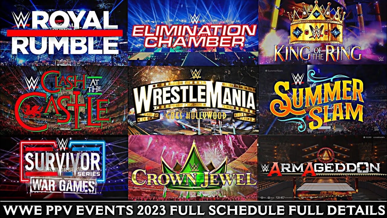 Planning Your Year? Heres the WWE 2023 PPV Schedule