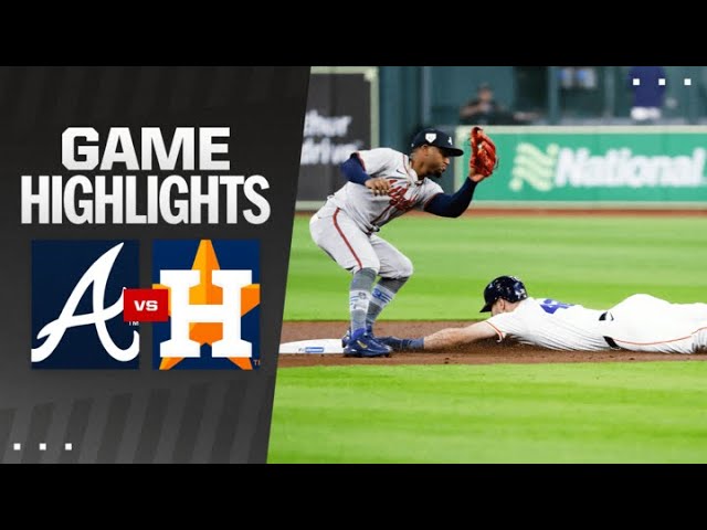 Dive into Atlanta Braves vs Houston Astros Match Player Stats and Highlights