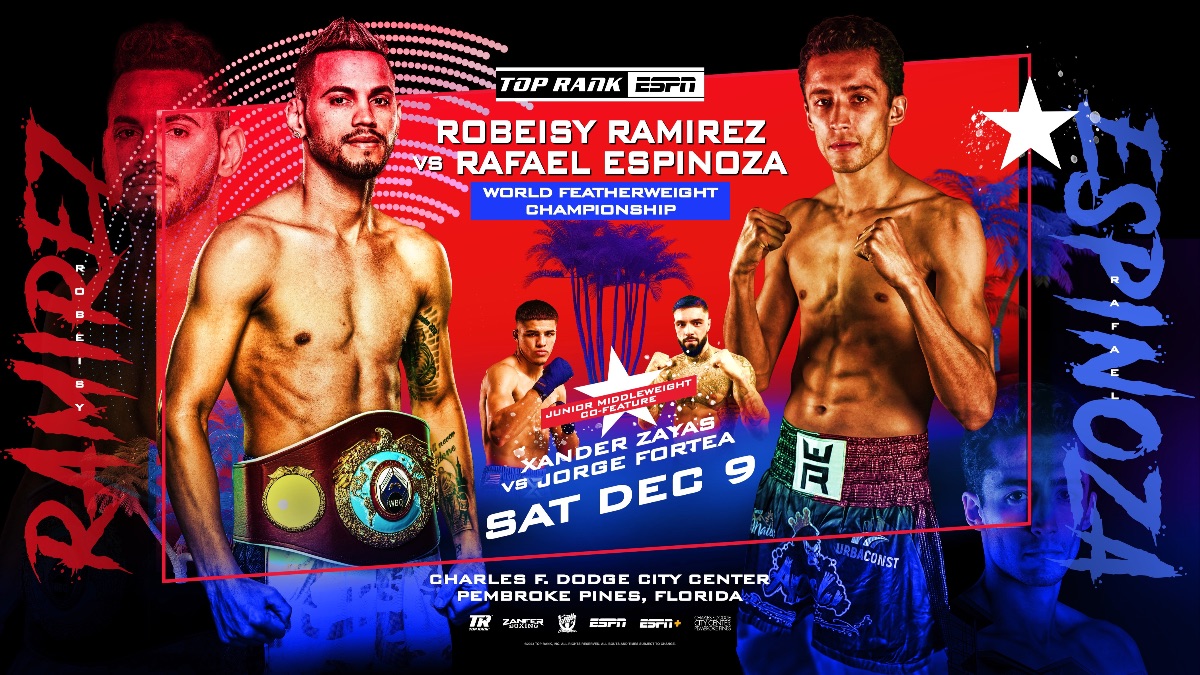 Ramirez vs Espinoza Undercard: What Fights Are On?