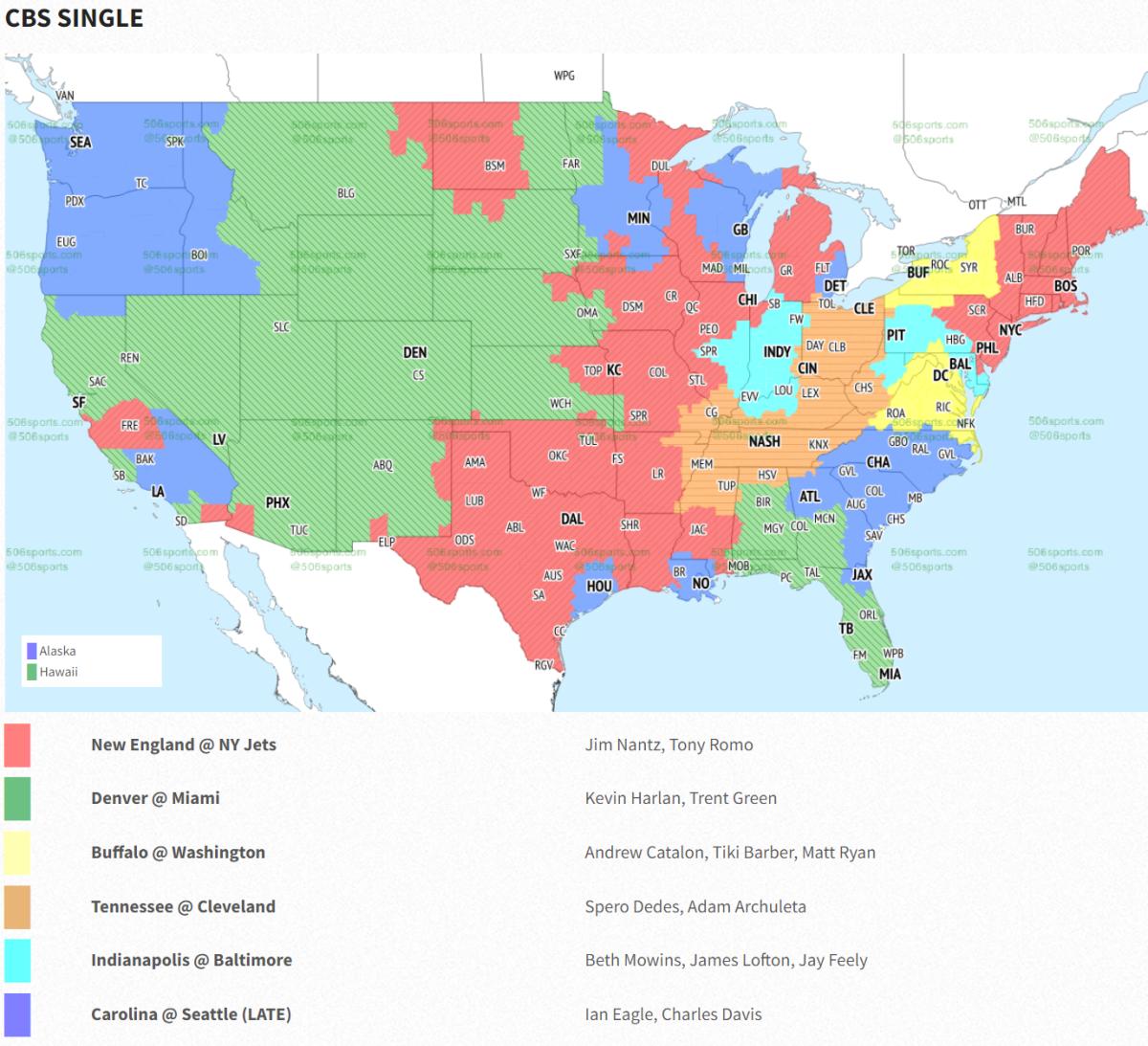 Your Ultimate Guide to NFL Week 3 Coverage Map 2023