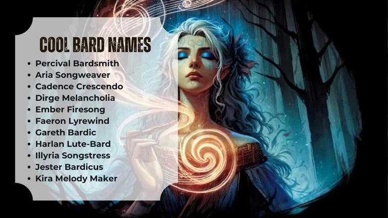 Awesome Bard Names List: Find Great Name Now!