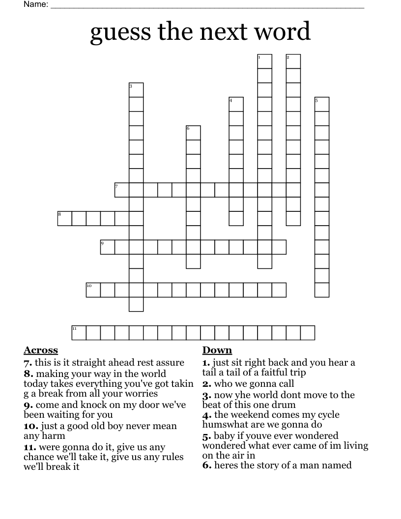 Guess Crossword Clue Giving You Trouble? Heres How to Find the Answers You Need!