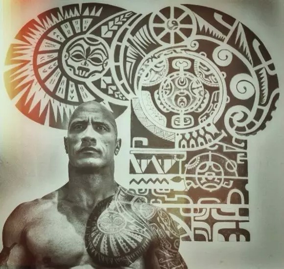 The rock tattoo style guide, how to get ink like Dwayne Johnson, a breakdown of his tribal designs.