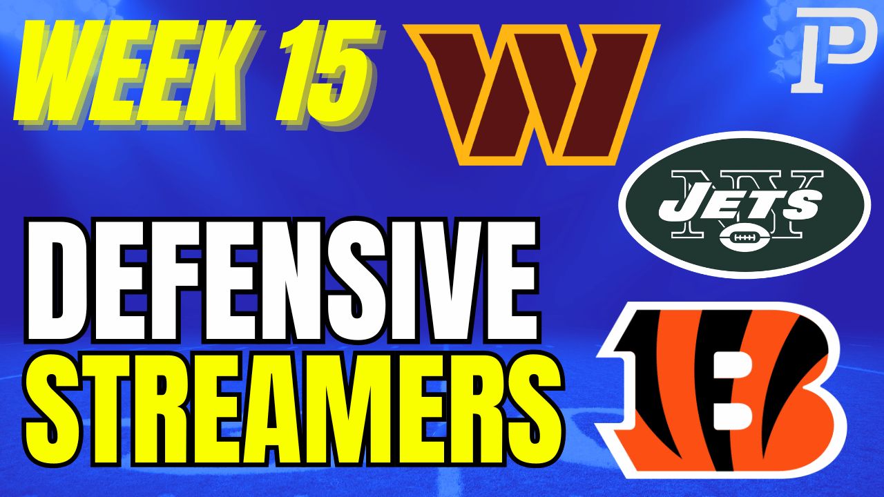 Need a Week 15 Streaming Defense? Check Out These Top Options!