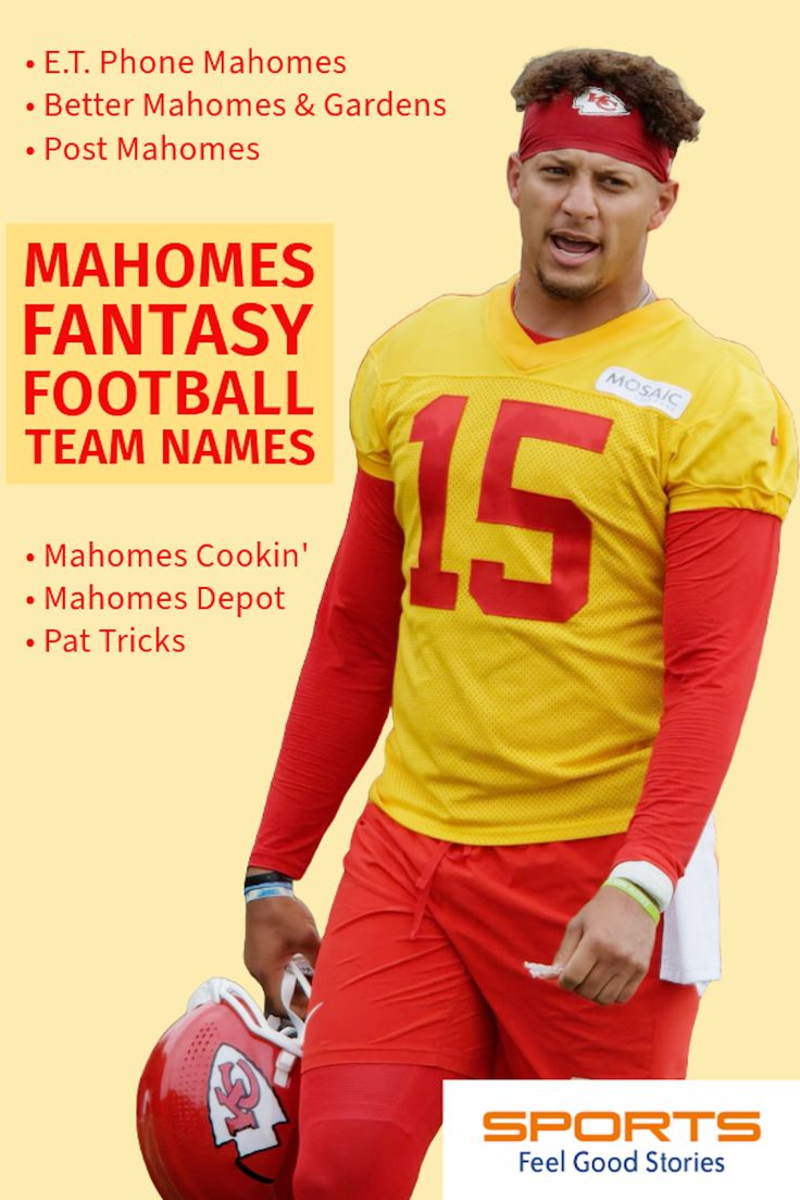 Unique Fantasy Football Names With Mahomes - Stand Out From the Crowd