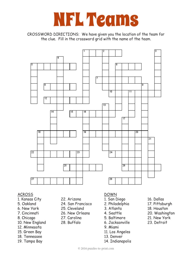 nfl document crossword: Is It Hard? (Beginners Guide to Solving Football Puzzles)