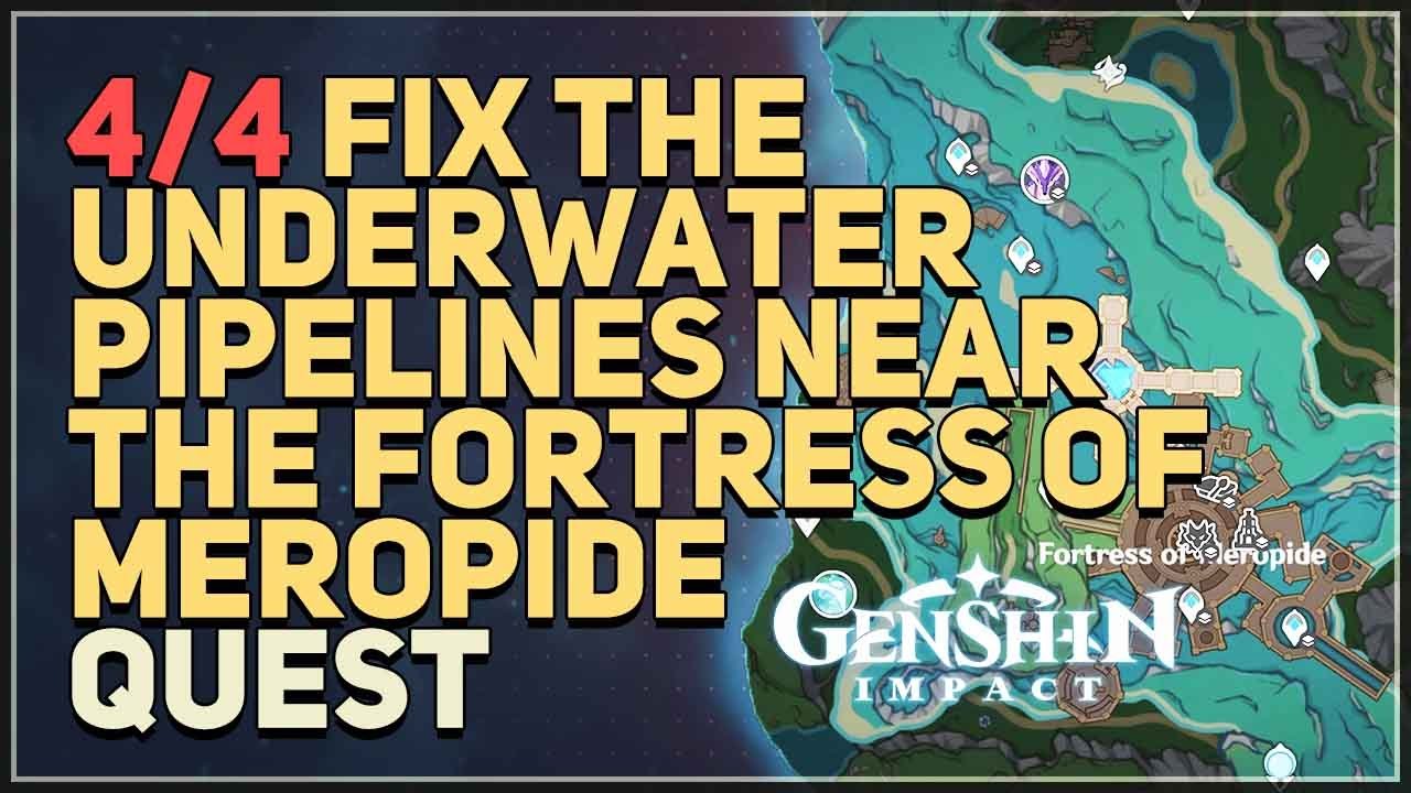 How do I fix the underwater pipelines genshin? Check this out.