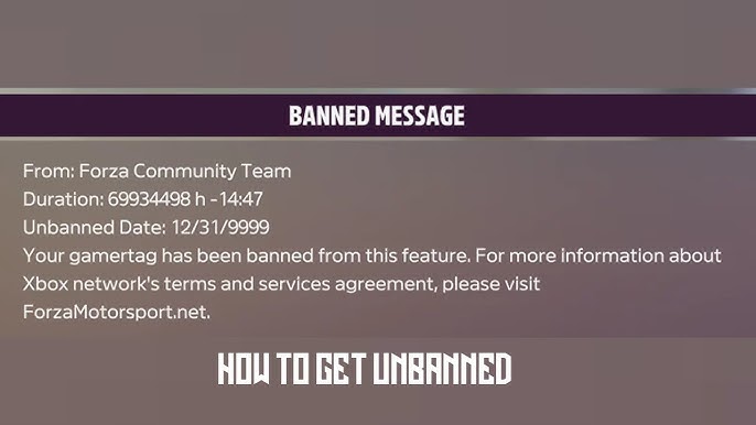 Received a Forza Ban? Discover the Different Types of Bans and How to Get Back in the Game.