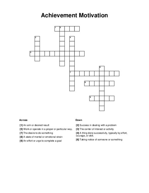 Need Help with An Impressive Achievement Crossword? Check This Simple Guide!