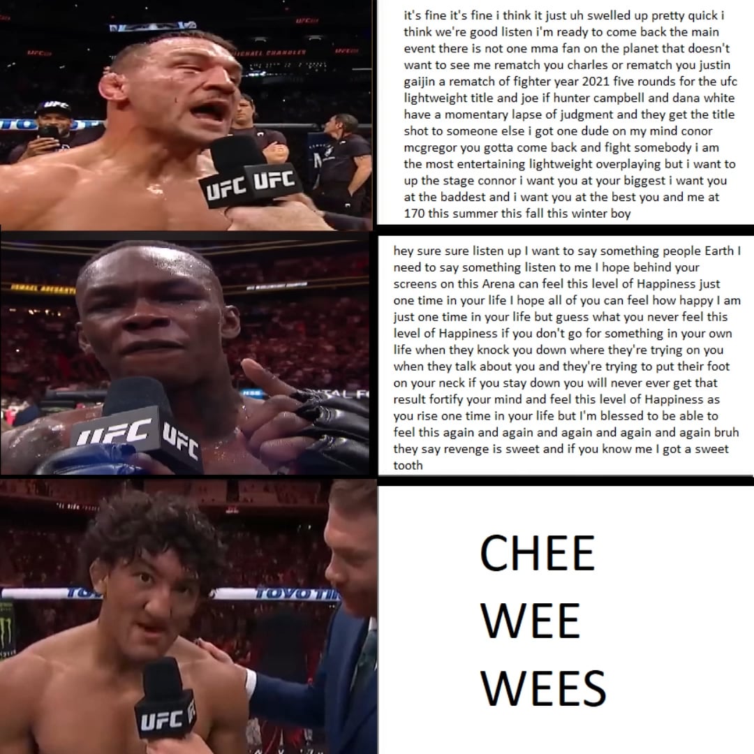 Chee Wee Wees UFC: Is This the Next Big Thing?