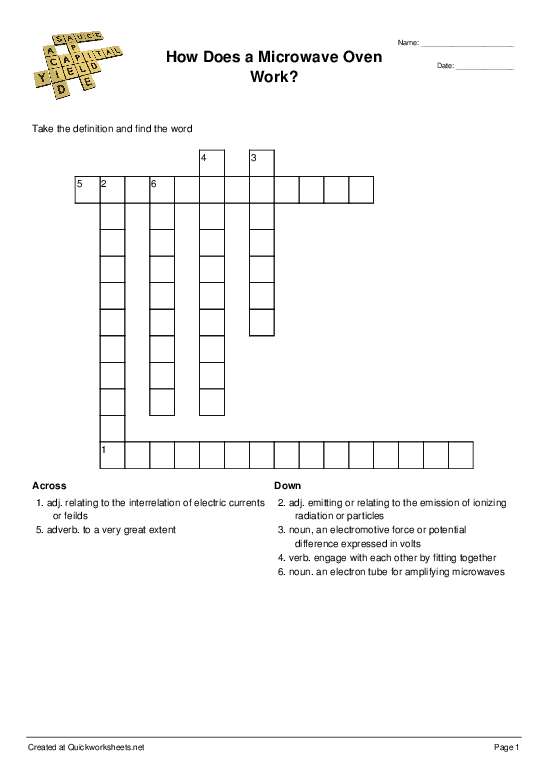 Solve the Microwave Option Crossword: A Beginners Guide