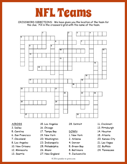 Need Help With an NFL Team Crossword Clue? Try These Easy Tips Today!