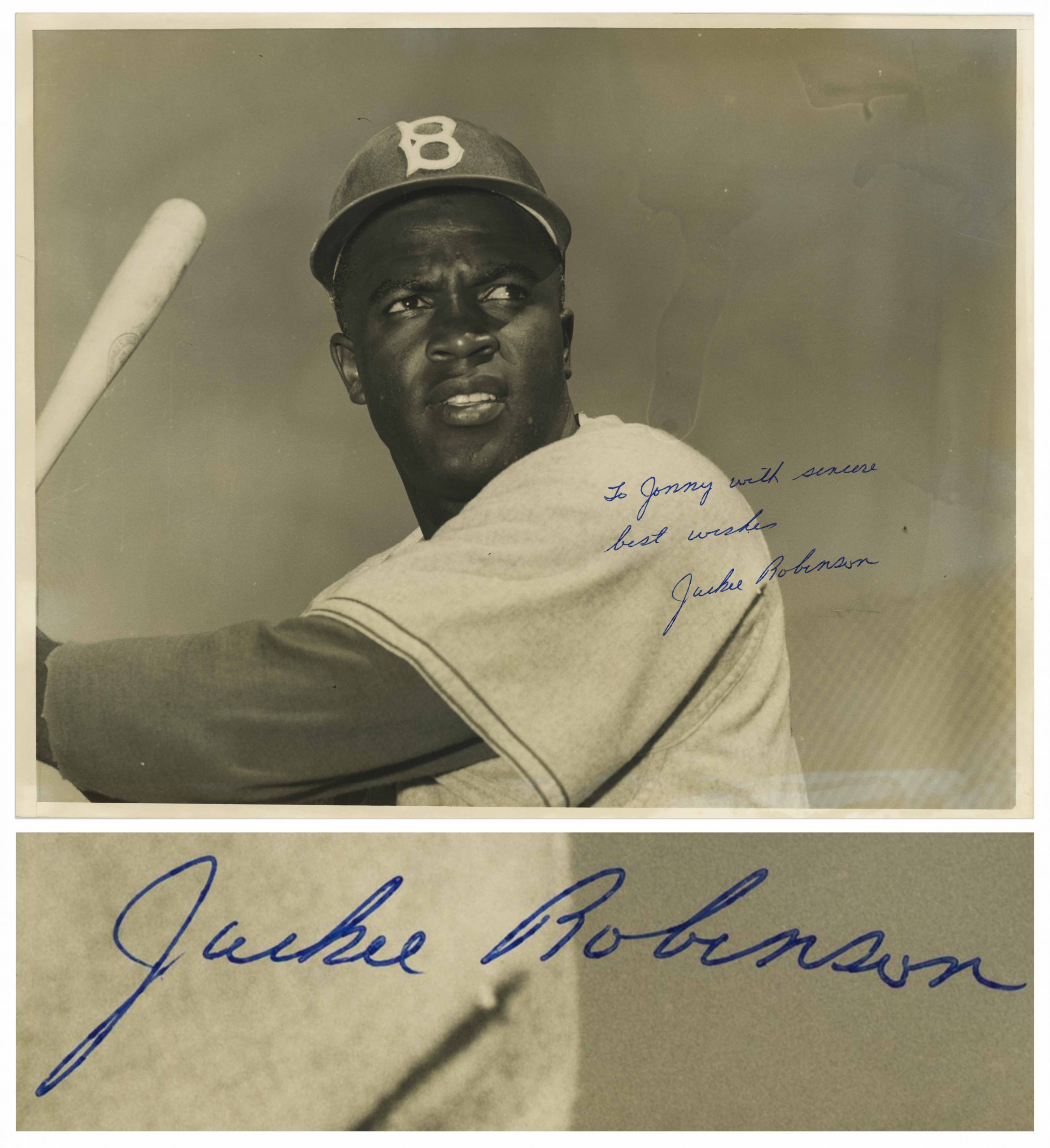 Thinking of Selling a Jackie Robinson Autograph?  Find Out Its Worth First!