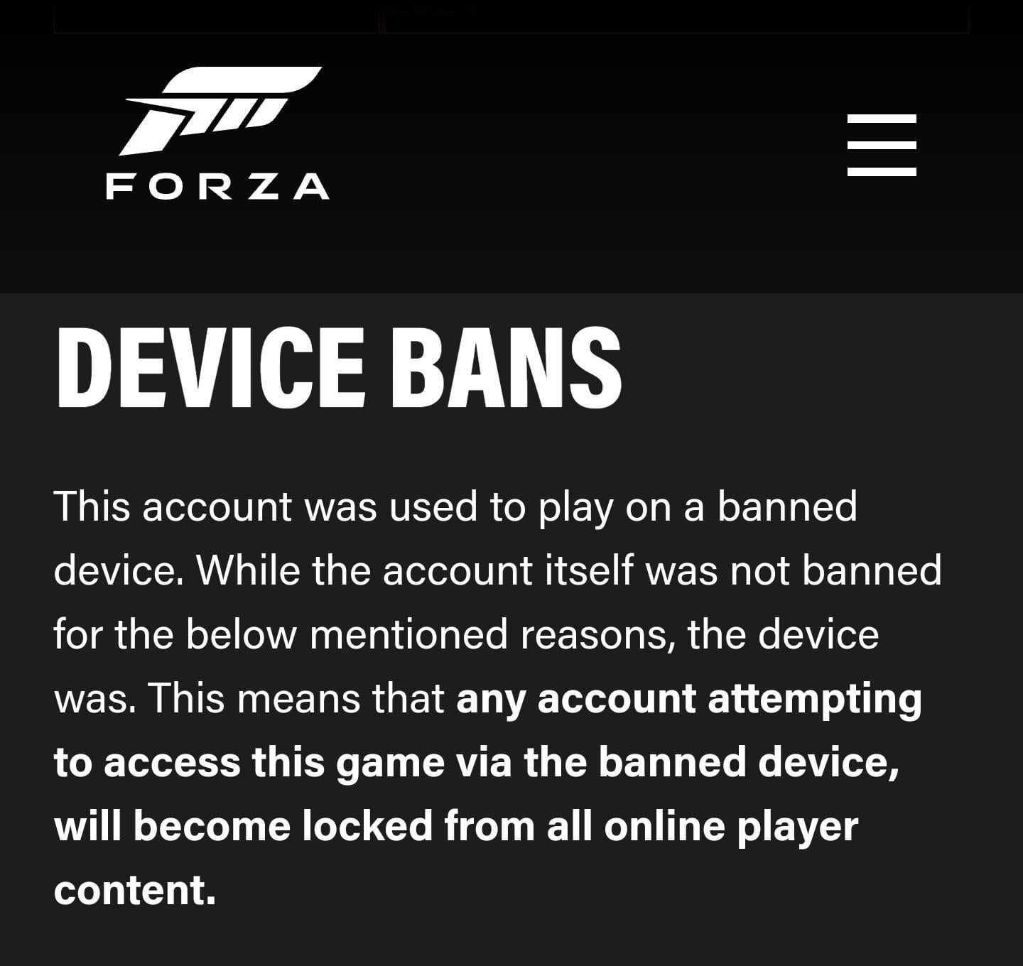 Received a Forza Ban? Discover the Different Types of Bans and How to Get Back in the Game.