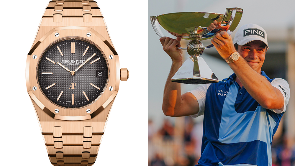 Viktor Hovland Watch Style: Check the watch brand,easy to get.